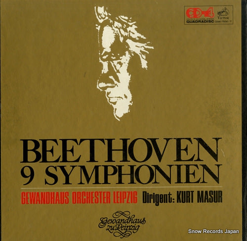 MASUR, KURT beethoven 9 symphonien CD4K-7530