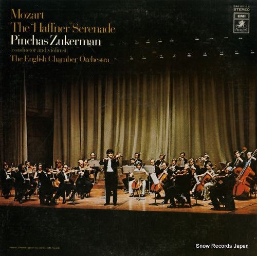 ZUKERMAN, PINCHAS mozart; the "haffner" serenade EAA-80115