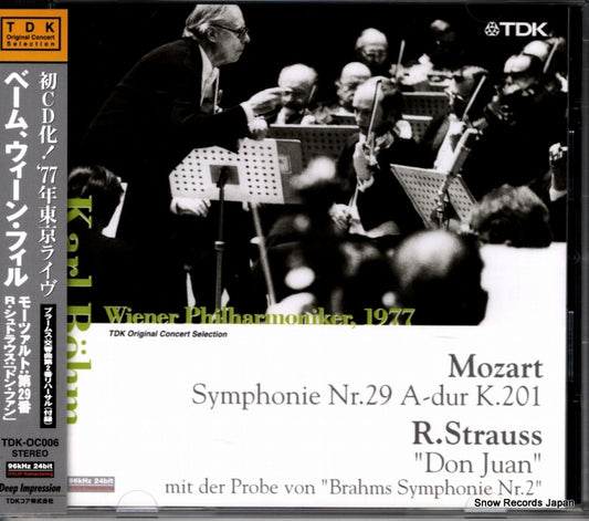 BOHM, KARL mozart; symphonie nr.29 TDK-OC006