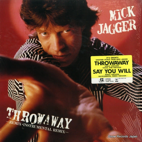JAGGER, MICK throwaway / say you will 15AP3418