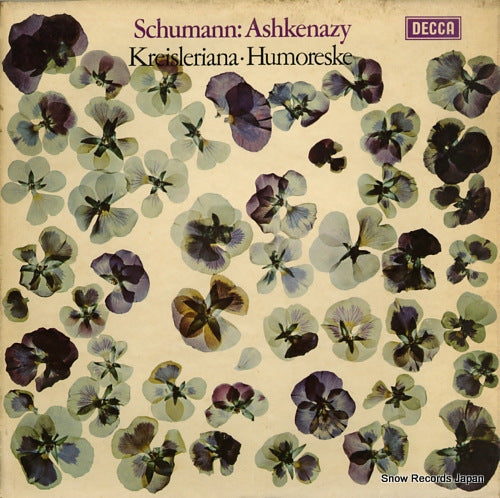 ASHKENAZY, VLADIMIR schumann; ashkenazy SXL6642
