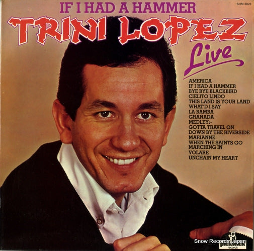 LOPEZ, TRINI if i had a hammer trini lopez live at pj's SHM3023