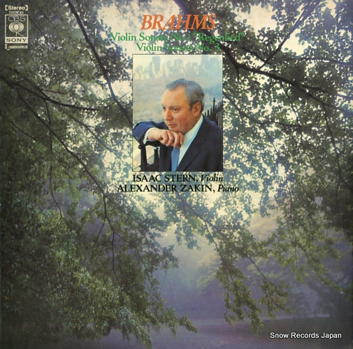 STERN, ISAAC brahms; violin sonata no.1/no.3 SOCM36
