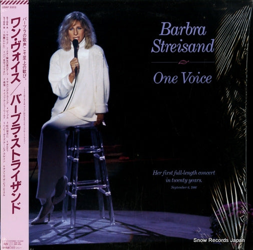 STREISAND, BARBRA one voice 28AP3333