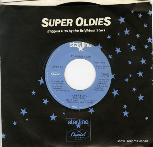 EDWARD BEAR last song X-6223 / S-79102