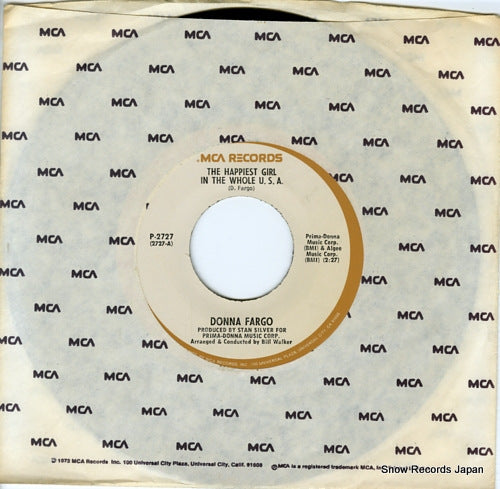 FARGO, DONNA the happiest girl in the whole u.s.a. P-2727