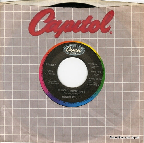 STARR, RINGO it don't come easy S-X47508 / 1831