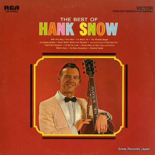 SNOW, HANK the best of hank snow LSP-3478(E)