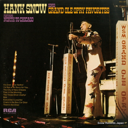 SNOW, HANK hank snow sings grand ole opry favorites ANL1-1207
