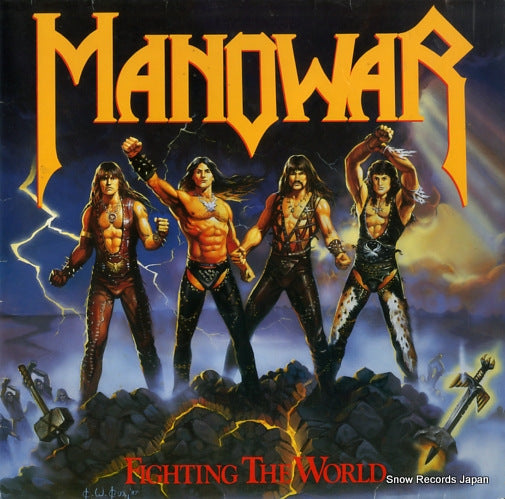 MANOWAR fighting the world 790563-1 Vinyl Records - Snow Records Japan