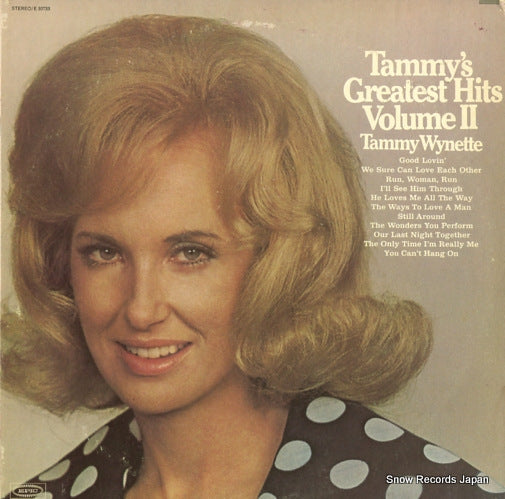 WYNETTE, TAMMY tommy's greatest hits volume ii E30733