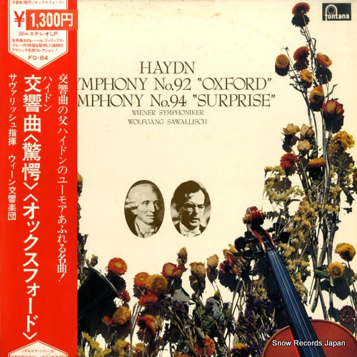 SAWALLISCH, WOLFGANG haydn; symphony no.92 "oxford" / no.94 "surprise" FG-84