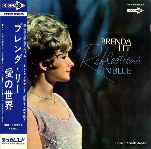 LEE, BRENDA reflections in blue SDL10339