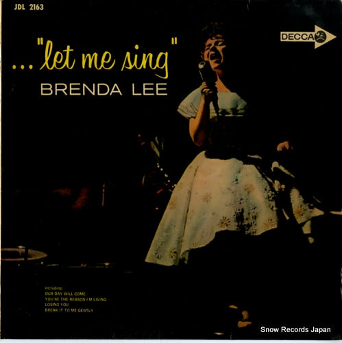 LEE, BRENDA let me sing JDL2163