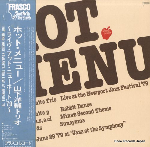 YAMASHITA, YOSUKE hot menu FS-7028