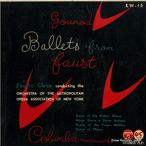 CLEVA, FAUSTO gounod faust -ballet music EW-15