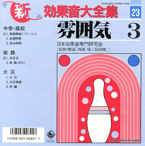 NIHON KOKAON SENMON KENKYU KAI shin kokaon daizenshu23 funiki 3 K07S-4873