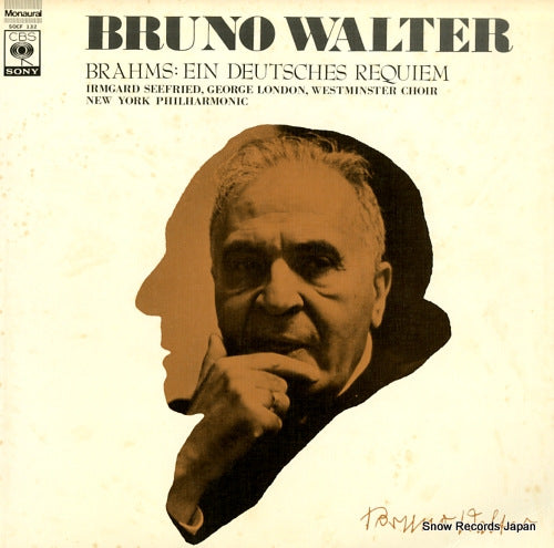 WALTER, BRUNO brahms; ein deutsches requiem SOCF132