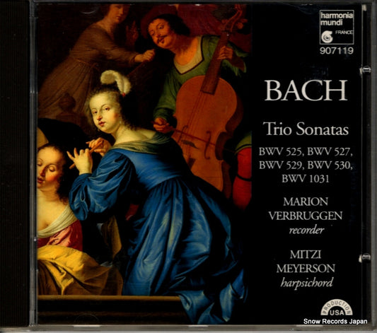 VERBRUGGEN, MARION / MITZI MEYERSON bach; trio sonatas HMU-907119 / KKCC-298