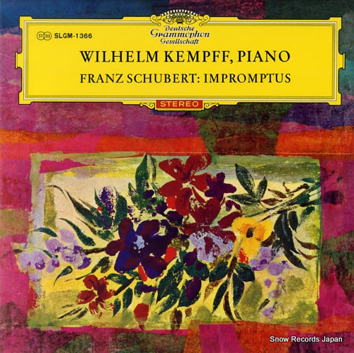 KEMPFF, WILHELM schubert; impromptus SLGM-1366