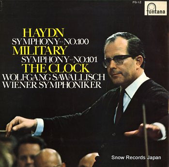 SAWALLISCH, WOLFGANG haydn; symphony no.100 "military" & symphony no.101 "the clock" FG-12
