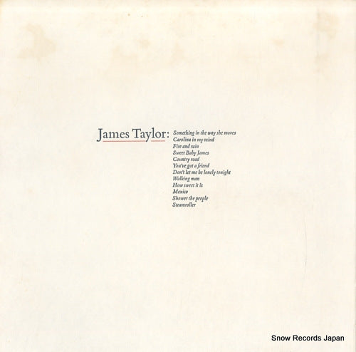 TAYLOR, JAMES greatest hits P-10264W