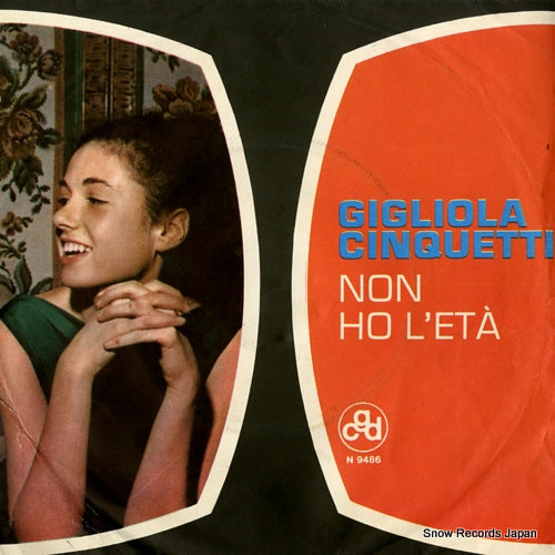 CINQUETTI, GIGLIOLA non ho l'eta N-9486