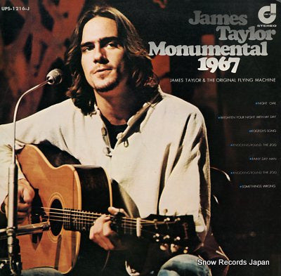 TAYLOR, JAMES monumental 1967 UPS-1216-J