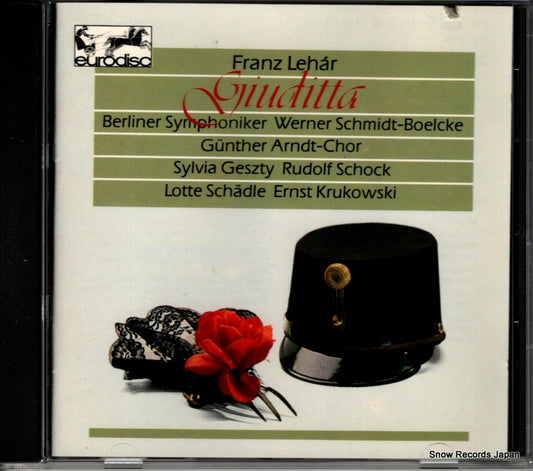 SCHMIDT-BOELCKE, WERNER lehar; giuditta 258374