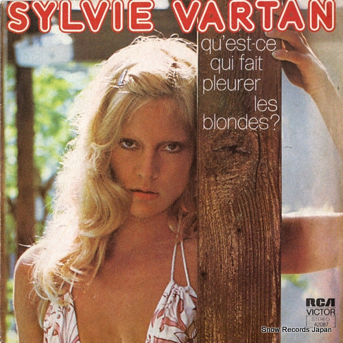 VARTAN, SYLVIE qu'est-ce qui fait pleurer les blondes? 42087