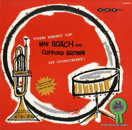 ROACH, MAX, AND CLIFFORD BROWN the best of max roach & clifford brown in concert LAX-3081
