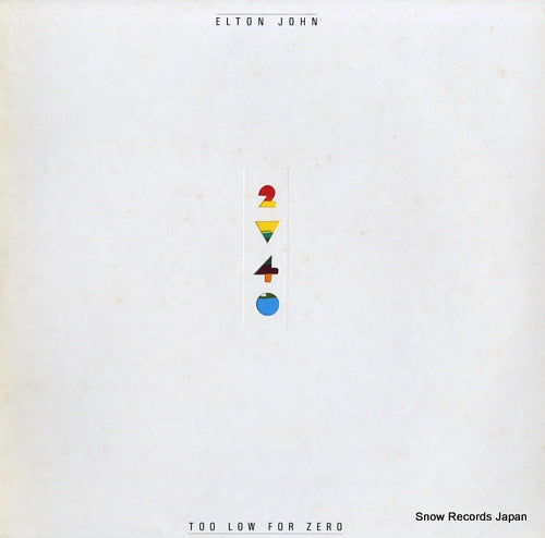 JOHN, ELTON too low for zero 25PP-90