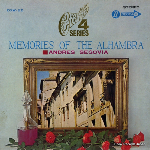 SEGOVIA, ANDRES tarrega; recuerdos de la alhambra DXW-22