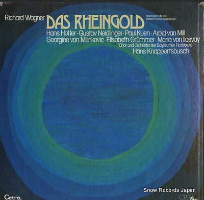 KNAPPERTSBUSCH, HANS wagner; das rheingold LO58