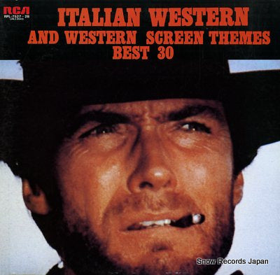 SOUNDTRACK italian western / western screen themes best 30 RPL-7527-28