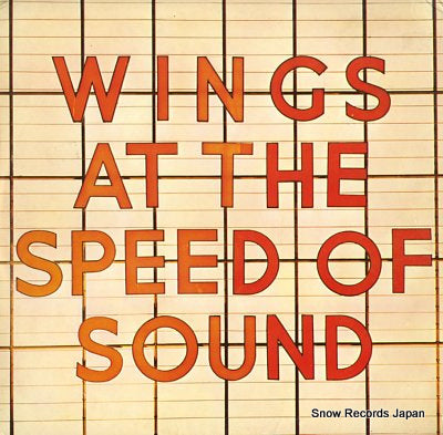 MCCARTNEY, PAUL, AND WINGS wings at the speed of sound PAS10010