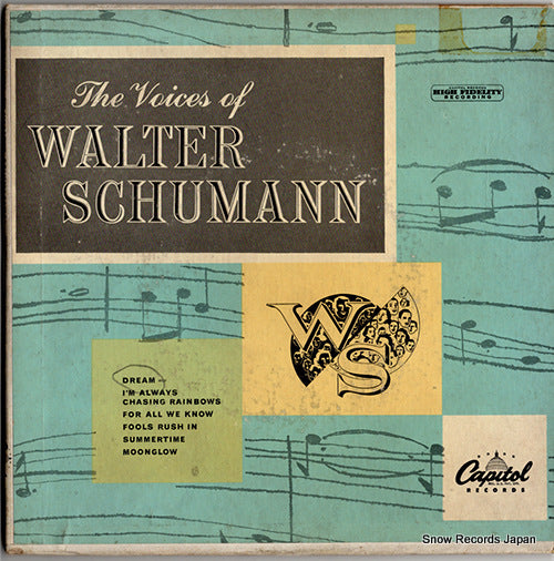 VOICES OF WALTER SCHUMANN, THE the voices of walter schumann EBF297