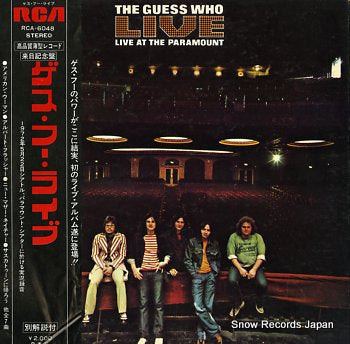 GUESS WHO, THE live at the paramount RCA-6048