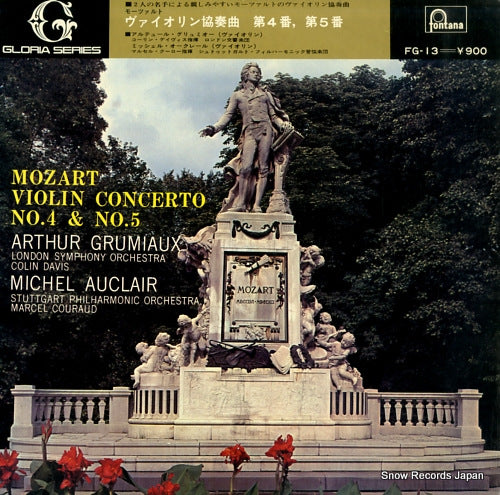 GRUMIAUX, ARTHUR mozart; volin concerto no.4 & no.5 FG-13