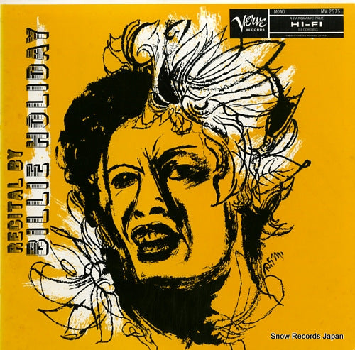 HOLIDAY, BILLIE recital by billie holiday MV2575