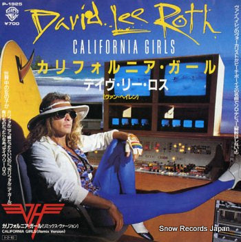 ROTH, DAVID LEE california girls P-1925