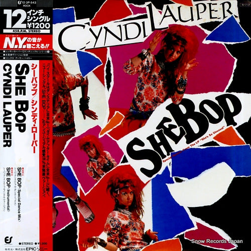LAUPER, CYNDI she bop 12.3P-543