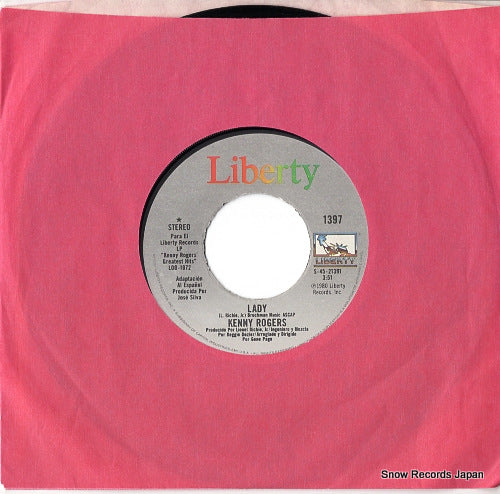ROGERS, KENNY lady / sweet music man LIBERTY1397