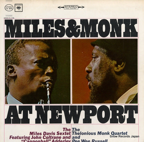 DAVIS, MILES, AND THELONIOUS MONK at newport CS8978