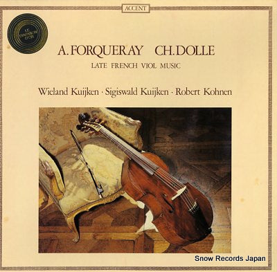 KUIJKEN, WIELAND a.forqueray ch.dolle ACC7808