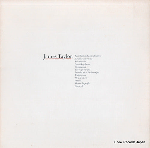 TAYLOR, JAMES greatest hits BSK3113