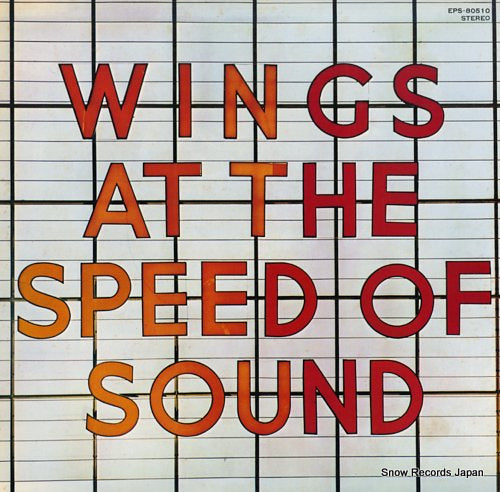 MCCARTNEY, PAUL, AND WINGS at the speed of sound EPS-80510