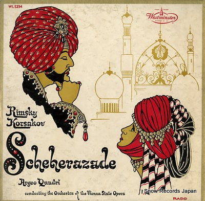 QUADRI, ARGEO rimsky-korsakov; scheherazade WL5234