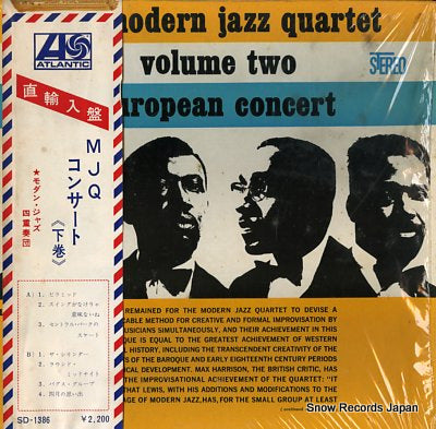 MODARN JAZZ QUARTET, THE european concert volume two SD-1386