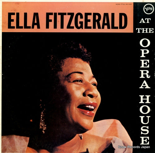 FITZGERALD, ELLA ella fitzgerald at the opera house MV4024